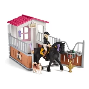 Image of SCHLEICH Horse Club Horse Box with Horse Club Tori & Princess Toy Playset, Unisex, 5 to 12 Years, Multi-colour (42437)
