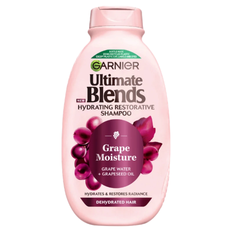 Image of Garnier Ultimate Blends Grape Moisture Shampoo - 300ml GAR-570342