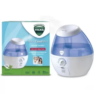 image of Vicks VUL520E1 Mini 900ml Cool Mist Ultrasonic Humidifier