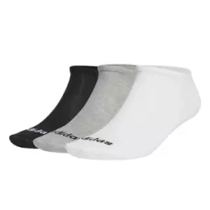 Image of adidas Low Cut 3 Pack Sock - Grey