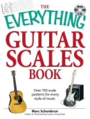 Image of everything guitar scales book over 700 scale patterns for every style of mu
