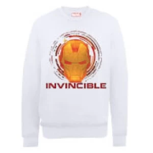 Image of Marvel Avengers Assemble Iron Man Invincible Sweatshirt - White - XL