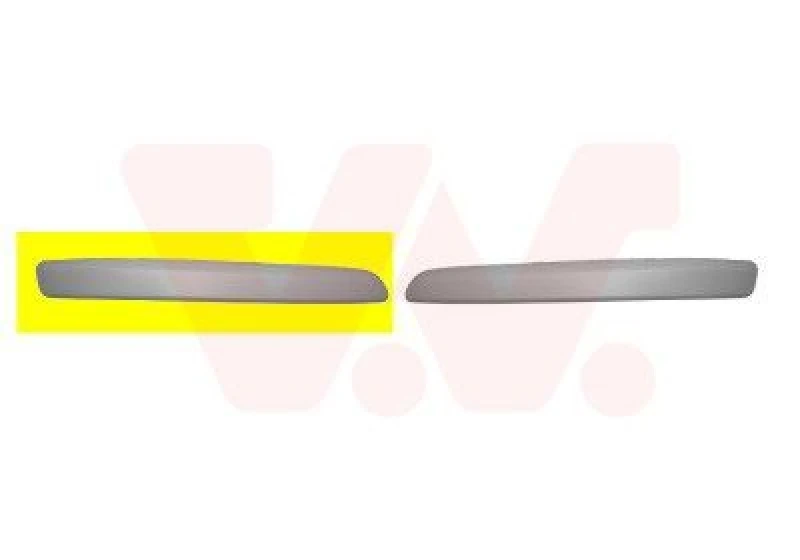 Image of VAN WEZEL Bumper cover VAN WEZEL 5828584