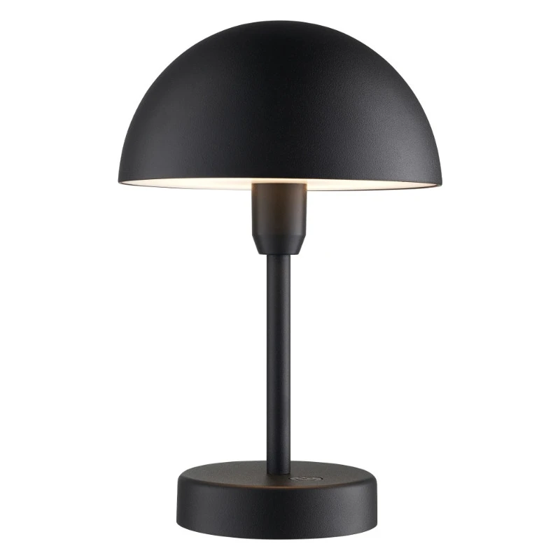 Image of Nordlux Ellen To-Go Outdoor Battery Light in Black 25cm Tall Black unisex