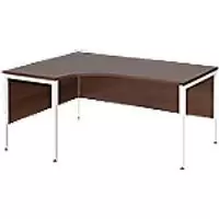 Image of Dams International Left Hand Ergonomic Desk MB16ELWHW 1,600 x 1,200 x 725 mm
