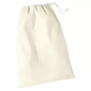 Image of Westford Mill Recycled Cotton Stuff Bag (L) (Natural)