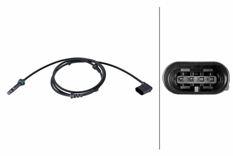 Image of HELLA ABS sensor HELLA 6PU 358 216-671