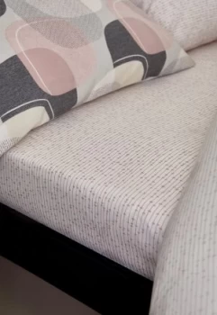 Image of Helena Springfield Blush Liv Arken Fitted Sheet - Double