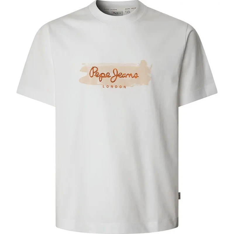 Image of Pepe Jeans T-Shirt Pepe Jeans Picthon Blanc Unisex S
