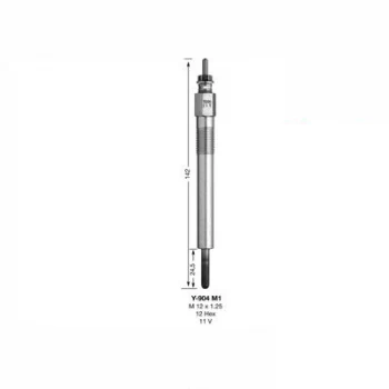 image of NGK Y-904M1 / 7995 Glow Plug Sheathed Y904M1