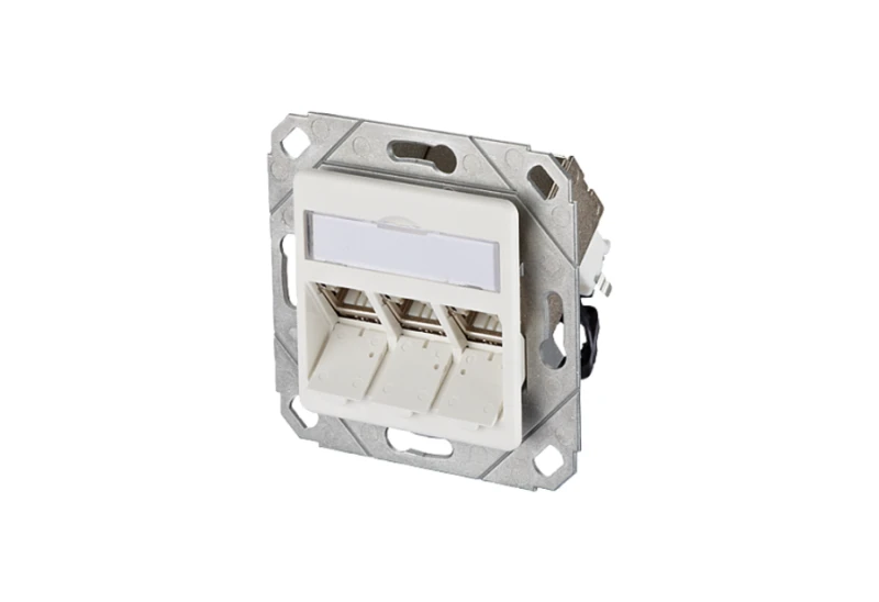 Image of METZ CONNECT 130B12D31102-E socket-outlet RJ-45 White