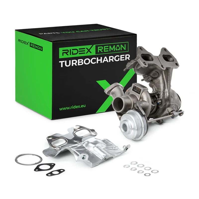 Image of RIDEX REMAN 2234C10461R Turbocharger Incl. Gasket Set Charger,charging system (2234)