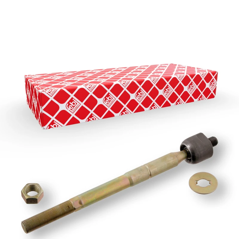 Image of FEBI BILSTEIN 29672 Inner Tie Rod OE Turbo NEW, Front axle both sides, with locking plate Inner Tie Rod (51)