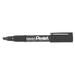 Pentel NN60-A Black Chisel Tip Marker Pen