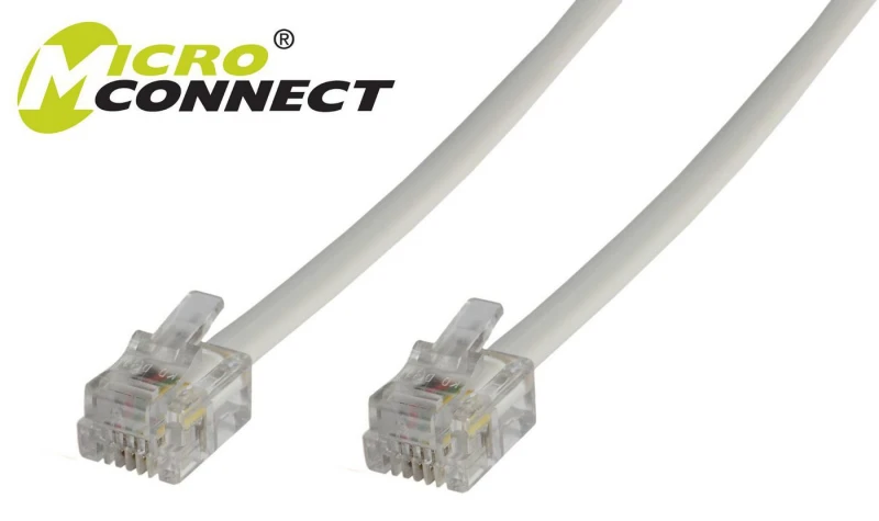 Image of Microconnect MPK102 telephone cable 2m White