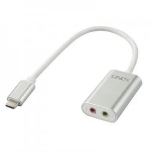 Image of Lindy 42711 cable interface/gender adapter USB 2 x 3.5 White
