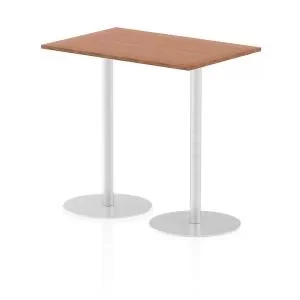 Image of Italia Poseur Table Rectangle 1200800 Top 1145 High Walnut