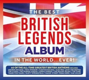 Image of The Best British Legends Album in the World Ever by Various Artists CD Album