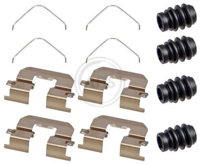 Image of A.B.S. Brake pad fitting kit A.B.S. 1967Q