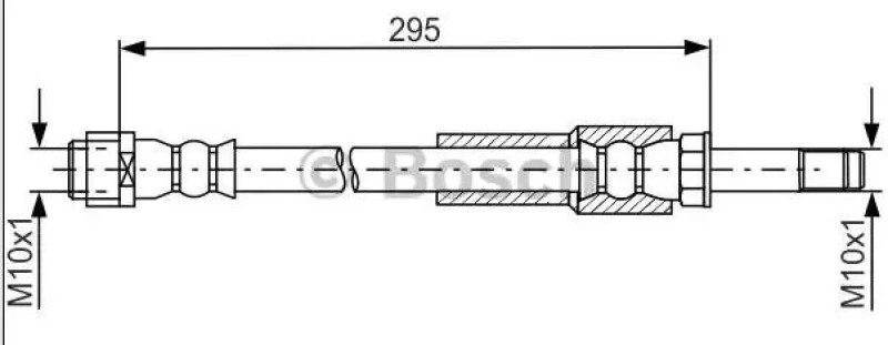 Image of Bosch 1 987 481 746 Brake Hose Brake Hose (83)