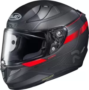 image of HJC RPHA 11 Nakri Carbon Helmet, black-red, Size S, black-red, Size S