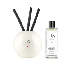 image of Jo Loves White Rose & Lemon Leaves A Fragrance Diffuser