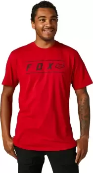 Image of FOX Pinnacle Premium T-Shirt, red, Size S, red, Size S