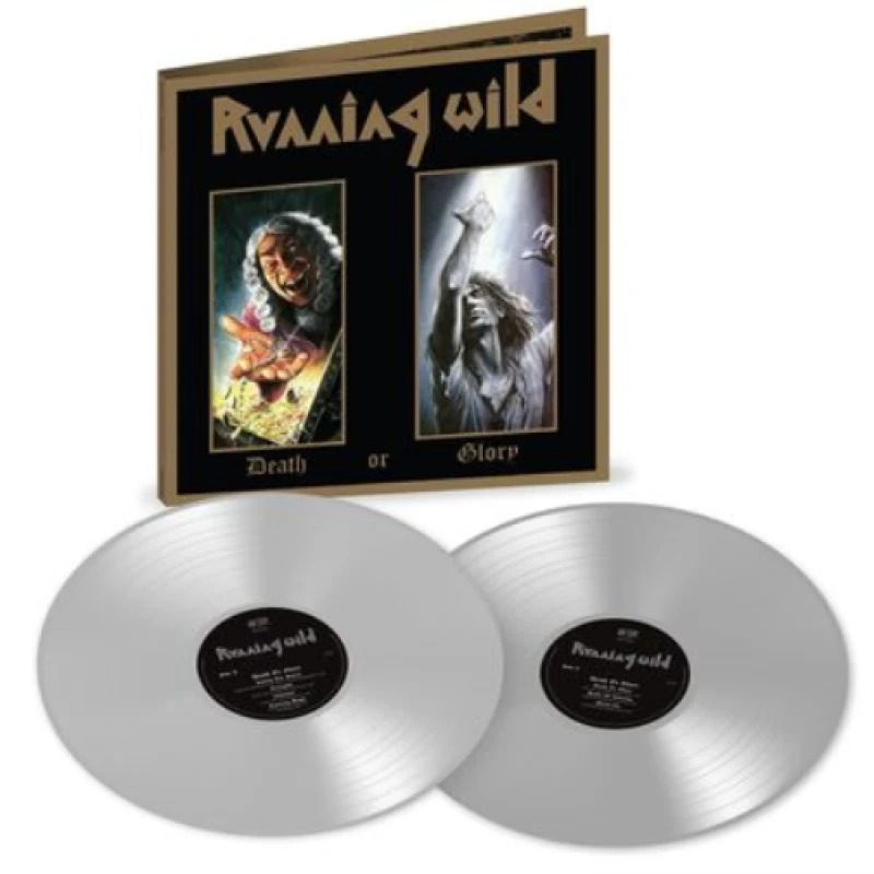 Image of Running Wild Death Or Glory - Grey Vinyl - Sealed 2023 UK 2-LP vinyl set NOISE2LP029X