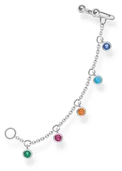 image of Thomas Sabo EC0025-477-7 Silver Zirconia Multicoloured Jewellery