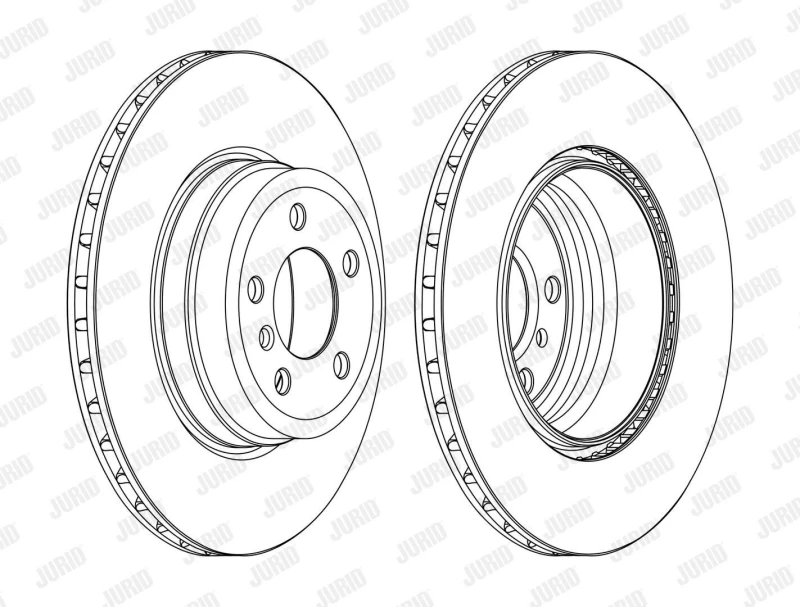 Image of Brake disc JURID 562523JC-1