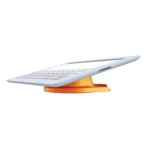 image of Original Leitz WOW Rotating Desk Stand Orange for iPadTablet PC