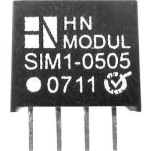 image of DCDC converter print HN Power SIM1 0503 SIL4 5 Vdc 3 Vdc