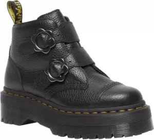 Image of Dr. Martens Devon FLWR - Black Milled Nappa Boot black