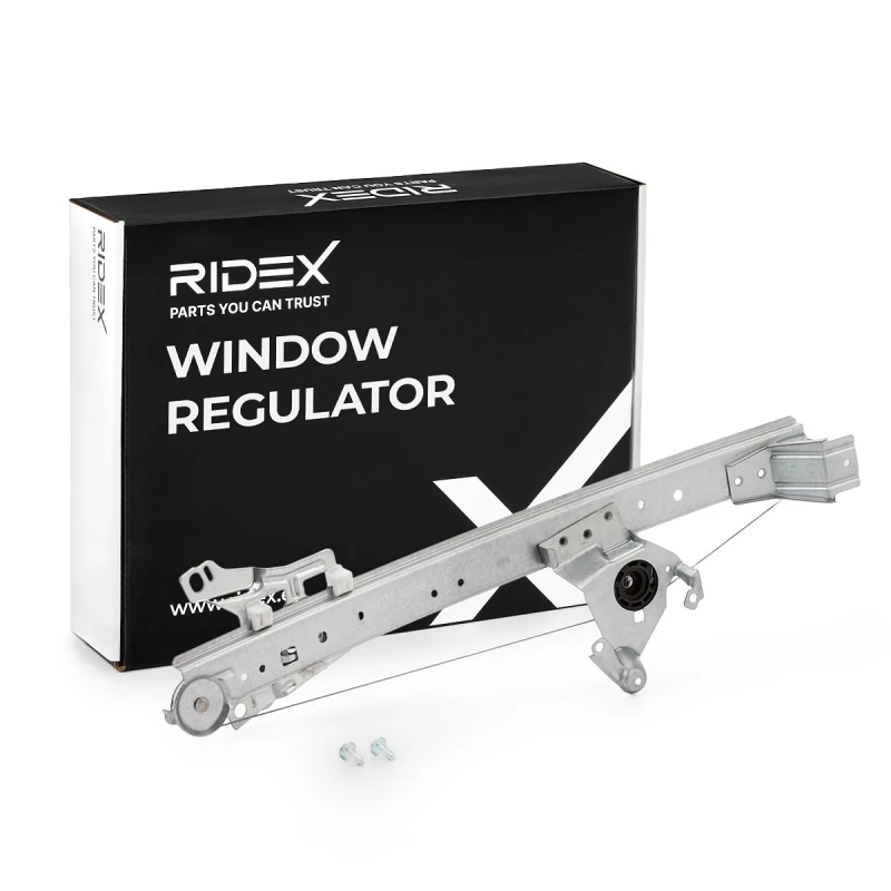 Image of RIDEX 1561W1112 Window regulator Right Rear, Operating Mode: Electric, without electric motor Window Winder (1561)