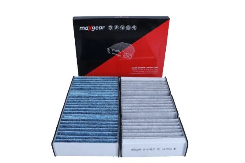 Image of MAXGEAR 26-1778 Pollen filter SILVER CARBON with anti-allergic effect Filter,interior air (424)