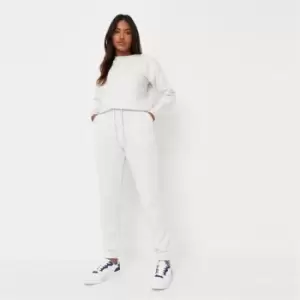 image of Missguided Sweater Jogger Set - White