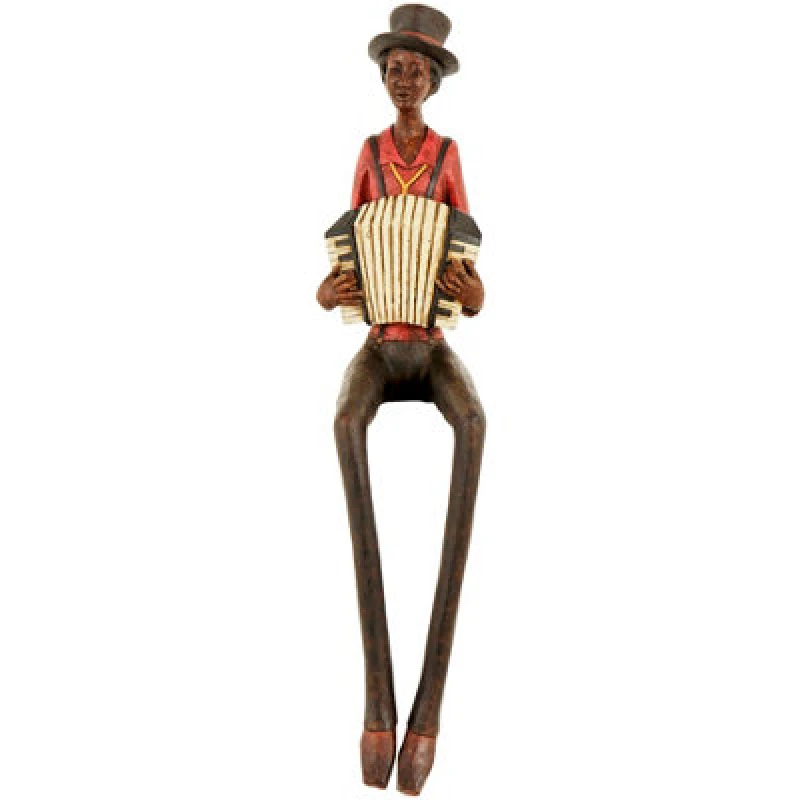 Image of Love Lace Sitting Jazz Band Squeeze Box Brown