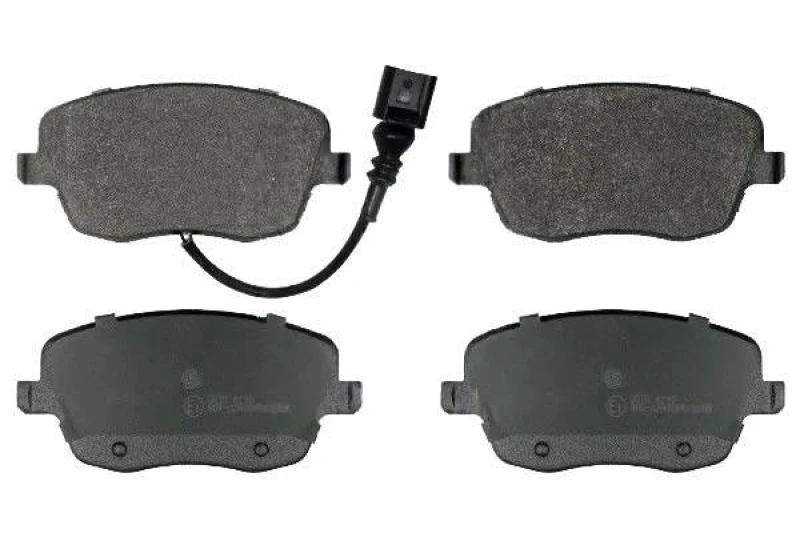 Image of Blue PRINT ADV184203 Brake pad set Front Axle, incl. wear warning contact Brake Pad Set,disc brake (402)