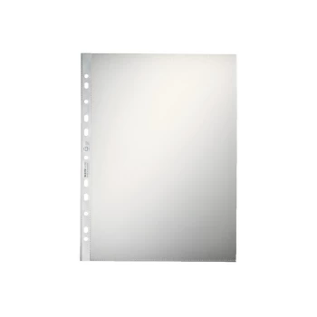 Image of High Quality Pocket Embossed, clear, 0.09mm Polypropylene. A4. Clear (Pack 100) - Outer carton of 5