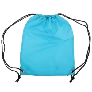 Image of Shugon Stafford Plain Drawstring Tote Bag - 13 Litres (Pack of 2) (One Size) (Light Blue)