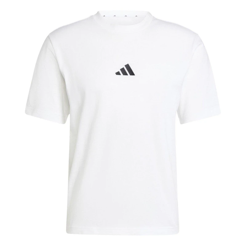 Image of adidas Essentials Single Jersey Logo T-Shirt Mens White SL male 2XL