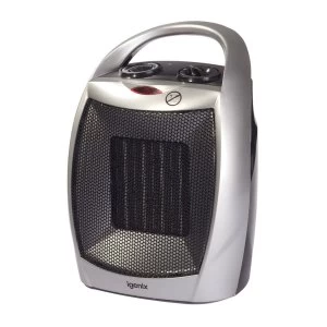 image of Igenix 1.8kW Ceramic Fan Heater with 2 Heat Settings