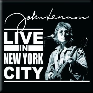 Image of John Lennon - Live in New York City Fridge Magnet
