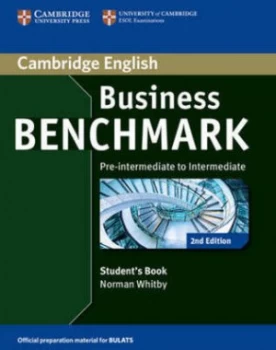 Image of Business Benchmark Pre-Intermediate to Intermediate Bulats Students Book by Norman Whitby Paperback