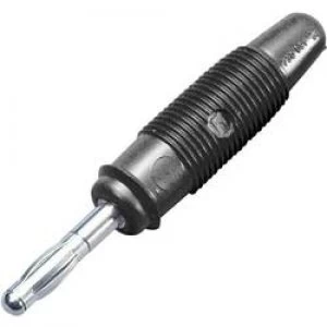 Image of Straight blade plug Plug straight Pin diameter 4mm Black SKS