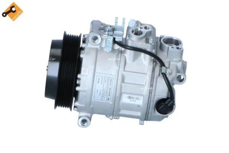Image of NRF 320046 AC Compressor EASY FIT PAG 46, Refrigerant: R134a, with seal ring, with gaskets/seals Compressor,air conditioning (447)