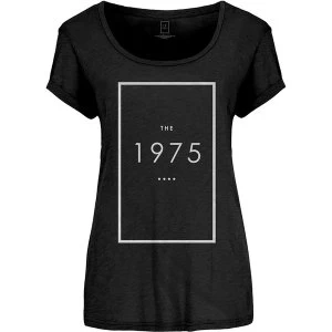 Image of The 1975 - Original Logo Womens Large T-Shirt - Black