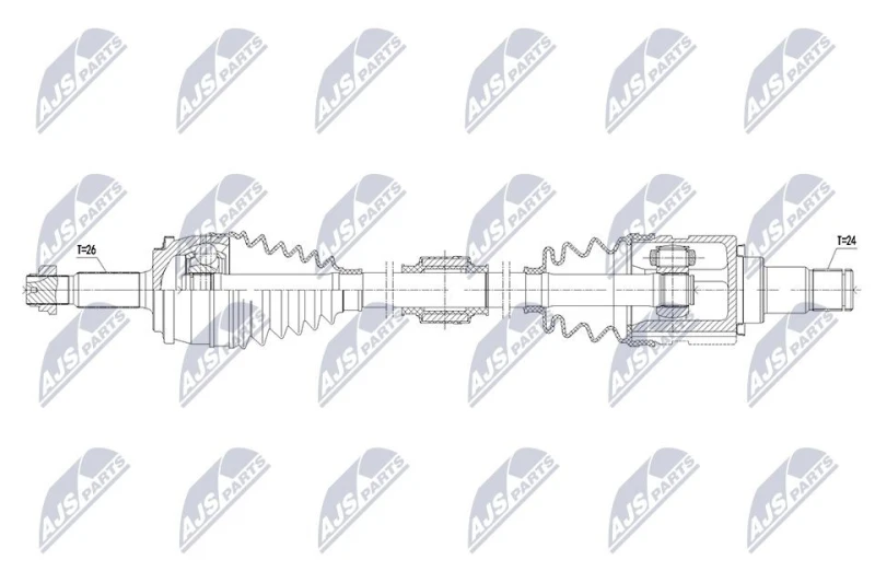 Image of NTY Drive shaft NTY NPW-TY-203