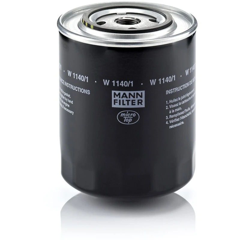 Image of MANN-FILTER W 1140/1 Oil filter Spin-on Filter, with one anti-return valve Oil Filter (7)