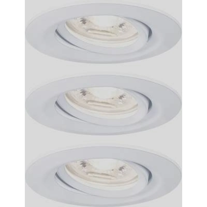 Image of Paulmann Paulmann 94293 EBL Nova mini Coin LED recessed light 3 Piece set LED (monochrome) 4 W White 94293